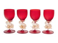 A Collection of Venetian Glass Table Articles