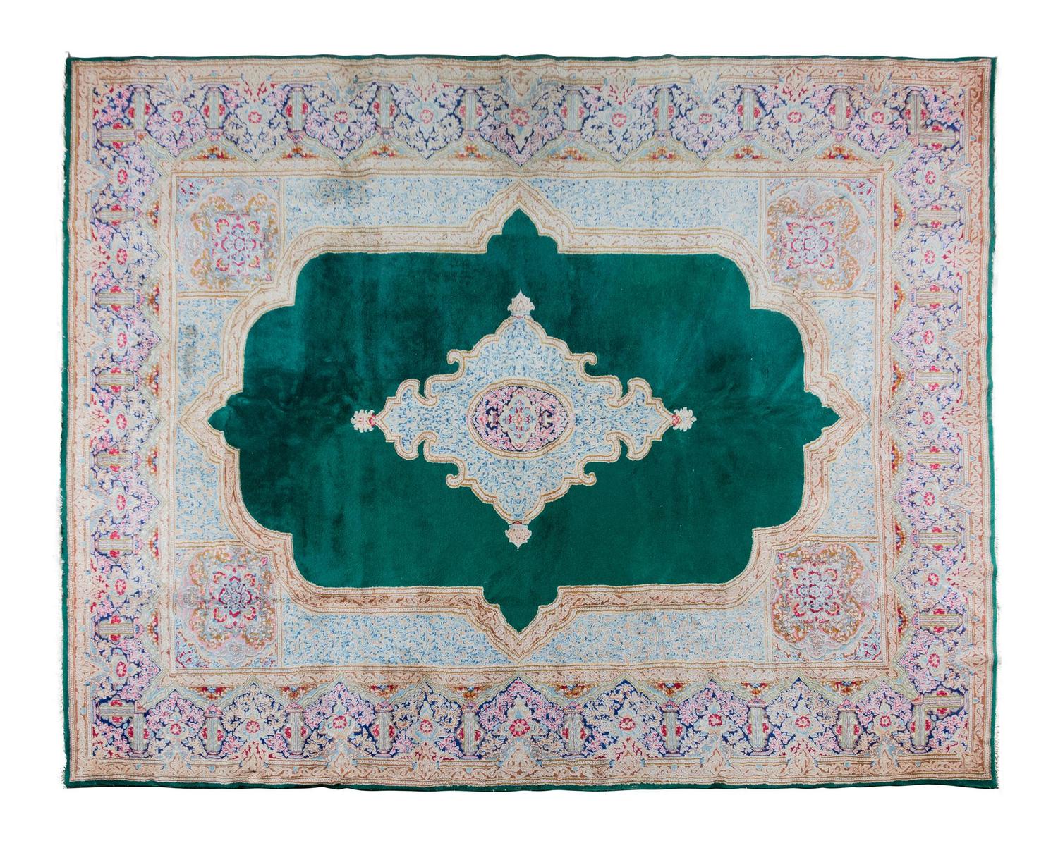 A Kirman Wool Rug