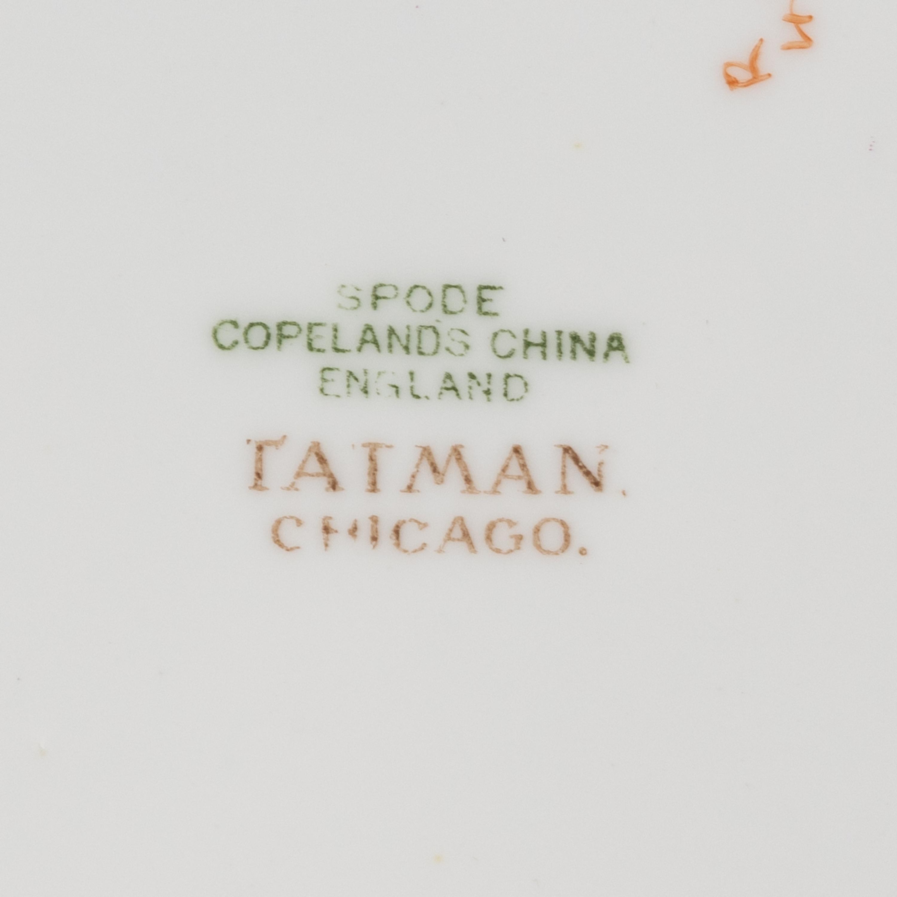 A Spode Polychrome Transferware Part Table Service