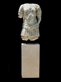 An Italian Stone Torso of a Centurion