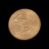 A 1993 Gold Eagle $25 1/2 oz. Gold Coin