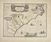 [Maps & Atlases] (Blaeu, Willem). Virginiae partis australis et Floridae partis orientalis, interjacentiumq regionum nova descriptio