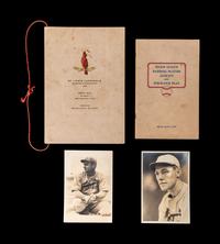 A Group of Jimmy Wilson Personally Owned Early St. Louis Cardinals Items,