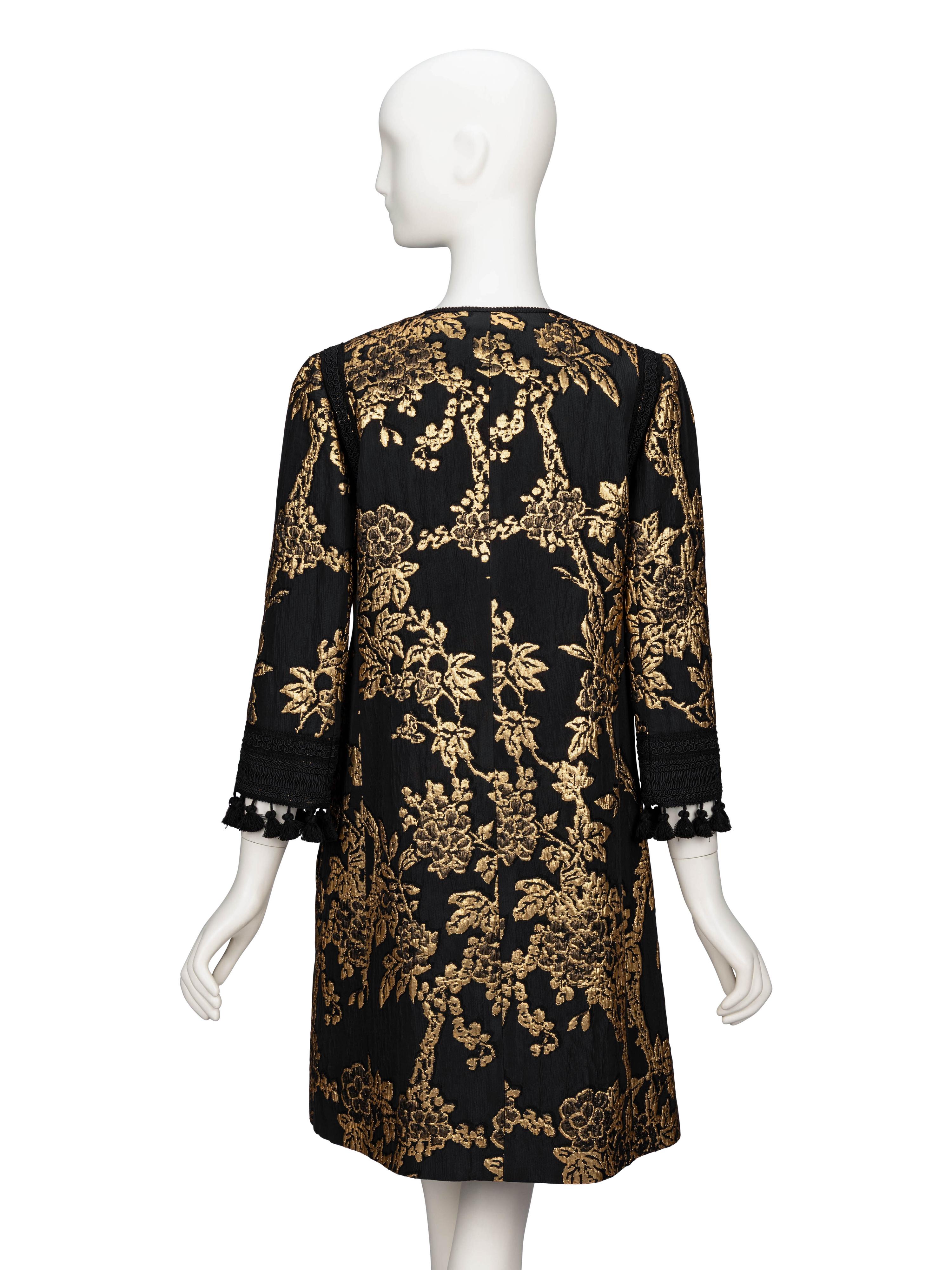 Andrew Gn, Brocade Jacket & Dress Ensemble