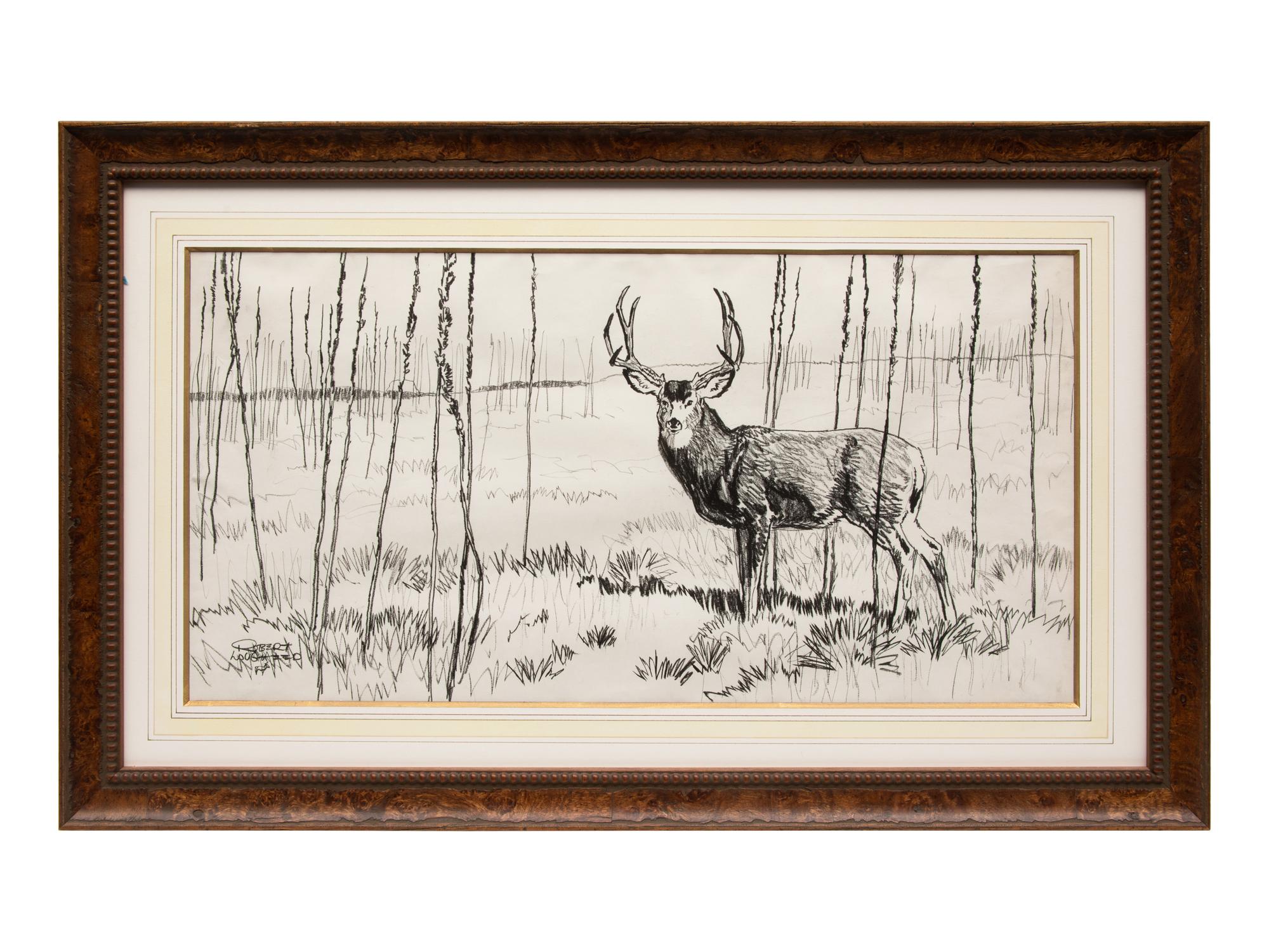 Buck in Willows