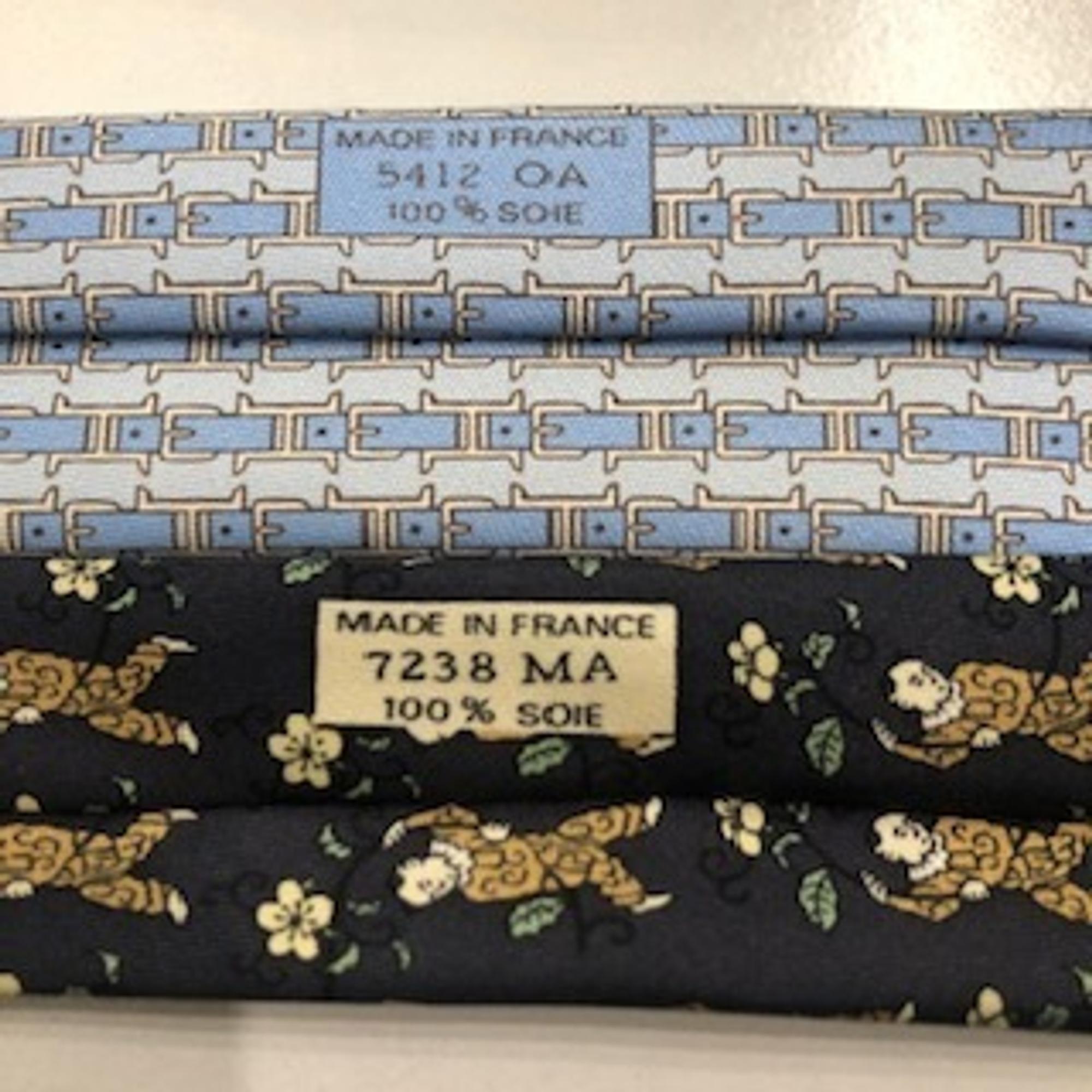 Pair of Hermès Ties