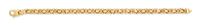 An 18 Karat Yellow Gold Flat Byzantine Chain Bracelet. 12.70 dwts.