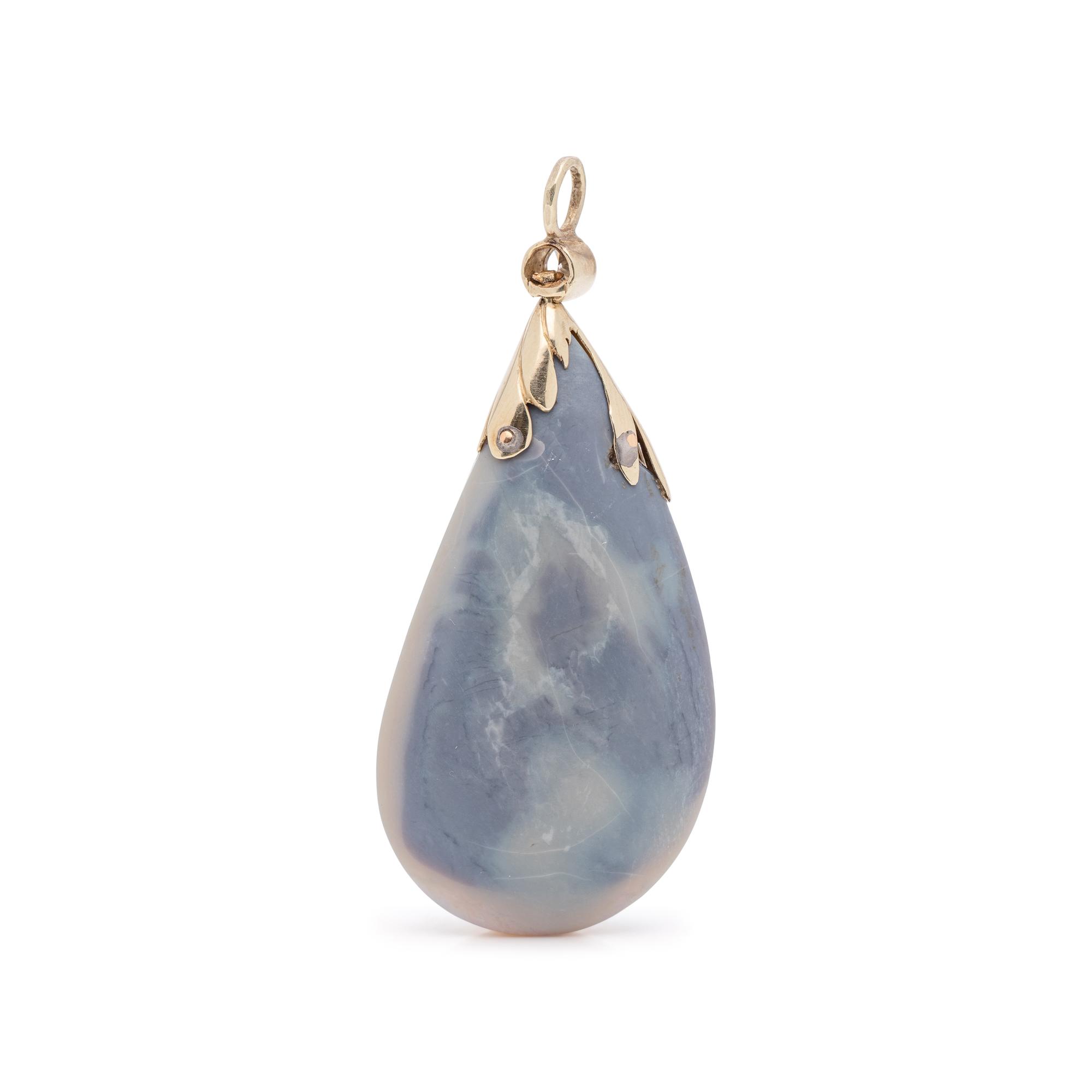 OPAL AND DIAMOND PENDANT