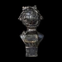 A Roman Bronze Support in the Form of a Satyr's Bust
