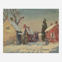 Walter Emerson Baum (American, 1884-1956) Winter, Sellersville