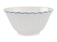 A Group of Eleven Ralph Lauren Featherstitch Blue Porcelain Ice Cream Bowls