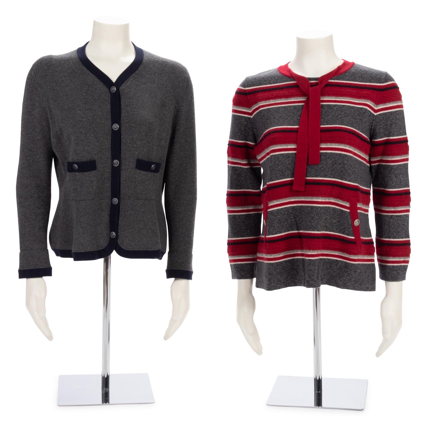 Five Chanel Knit Top Pieces, ca.1995-2005