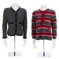 Five Chanel Knit Top Pieces, ca.1995-2005