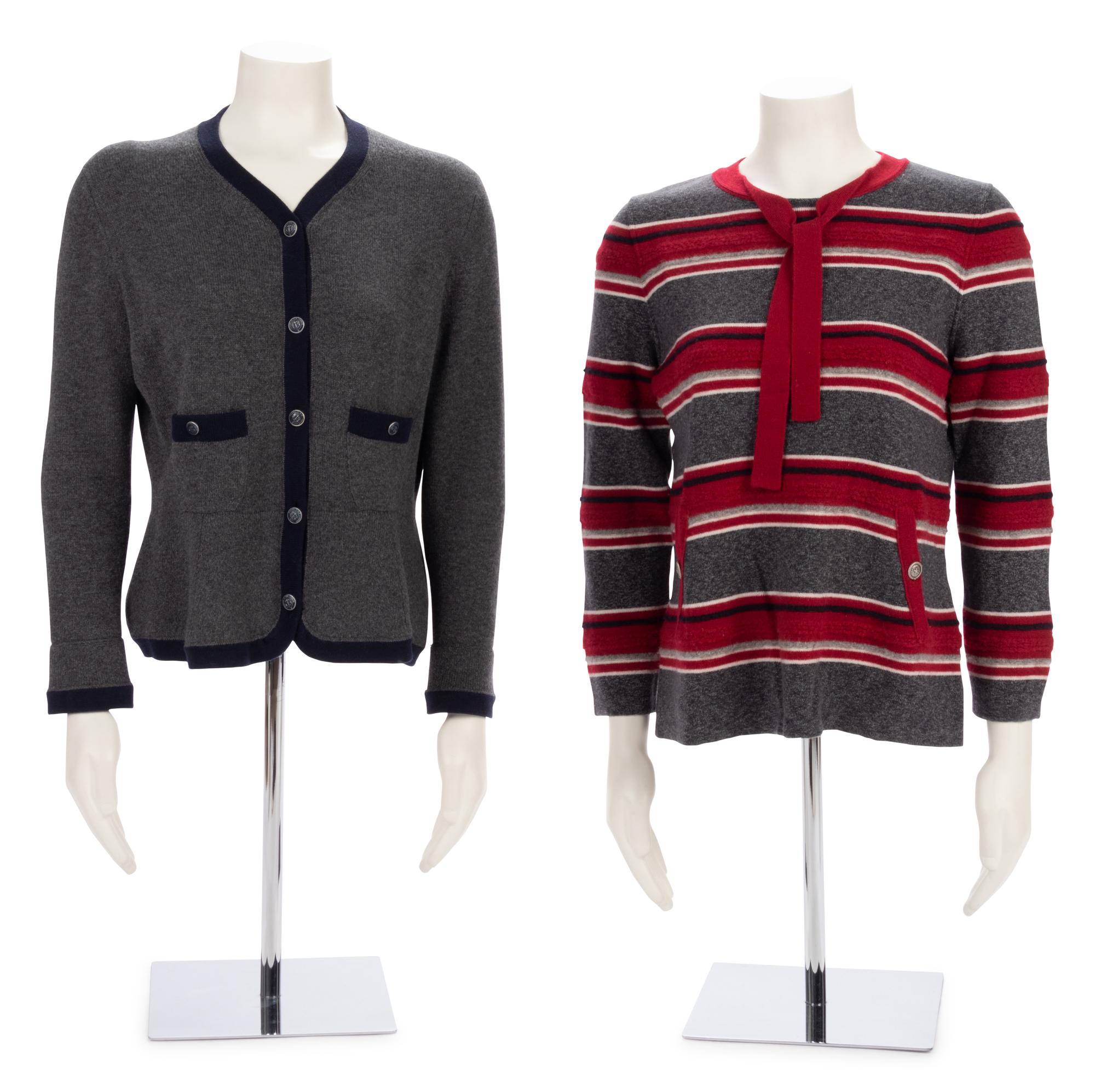 Five Chanel Knit Top Pieces, ca.1995-2005