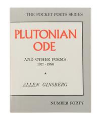 GINSBERG, Allen (1926-1997). Plutonian Ode and Other Poems . San Francisco: City Lights Bookstore, 1982.