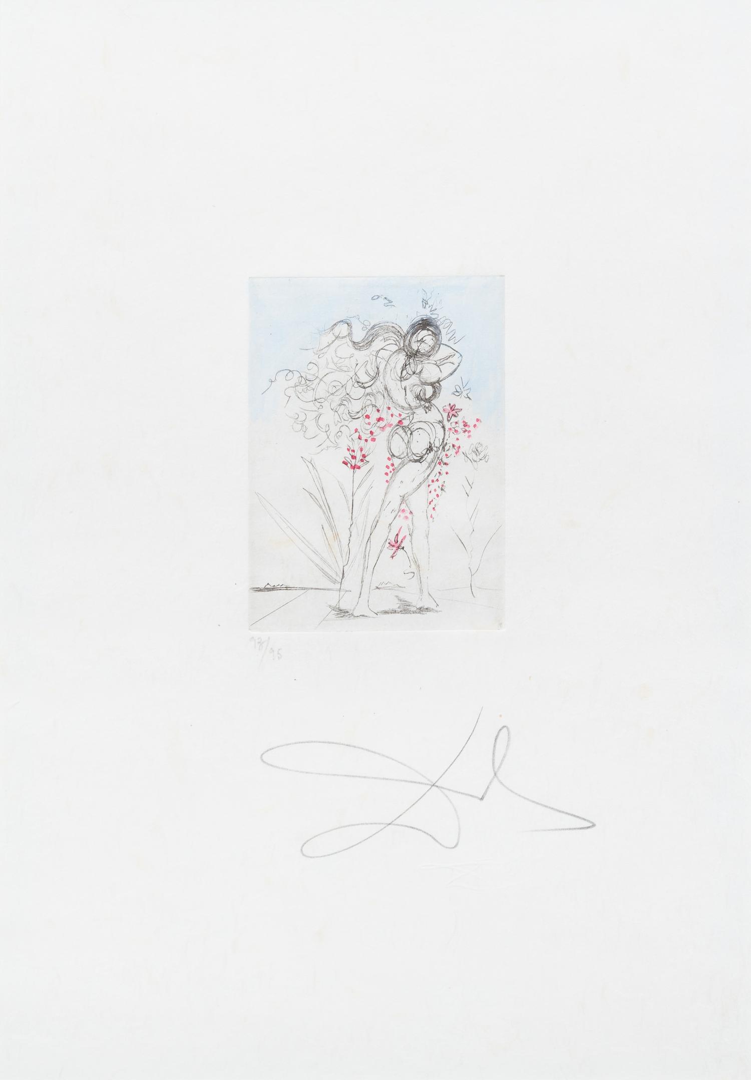Salvador Dali, (Spanish, 1904-1989), Petites Nus, 1972 (a group of 7 color etchings from the portfolio of 8)