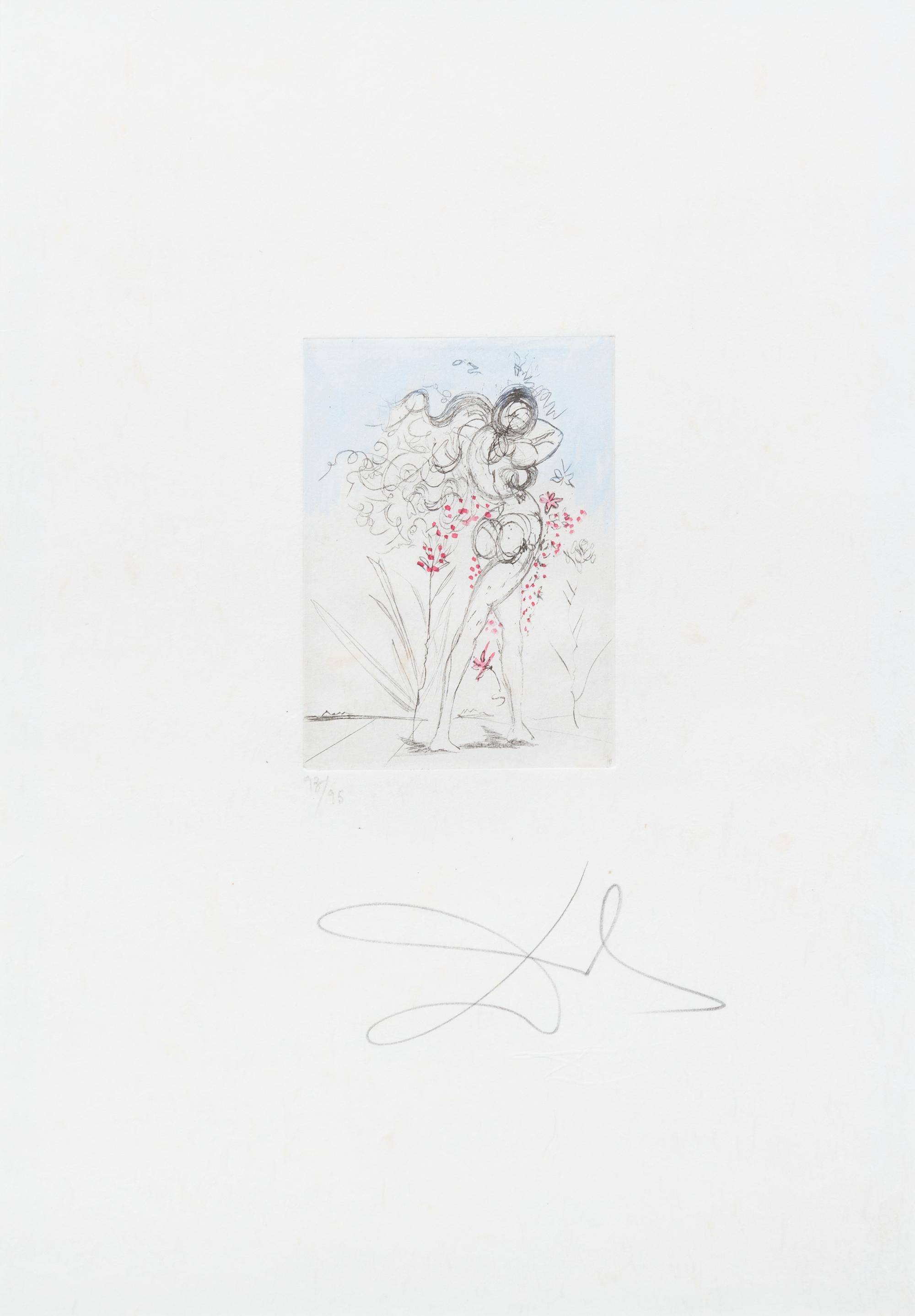 Salvador Dali, (Spanish, 1904-1989), Petites Nus, 1972 (a group of 7 color etchings from the portfolio of 8)