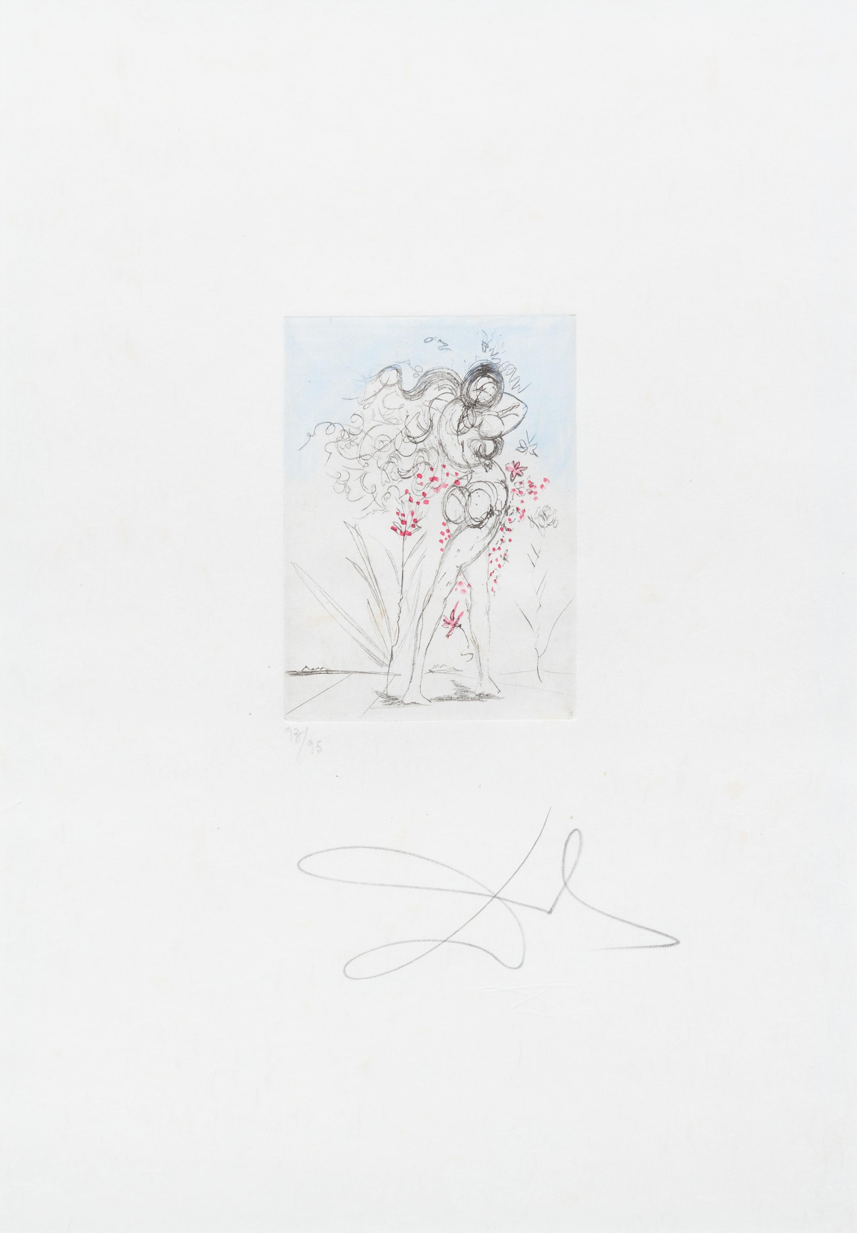 Salvador Dali, (Spanish, 1904-1989), Petites Nus, 1972 (a group of 7 color etchings from the portfolio of 8)