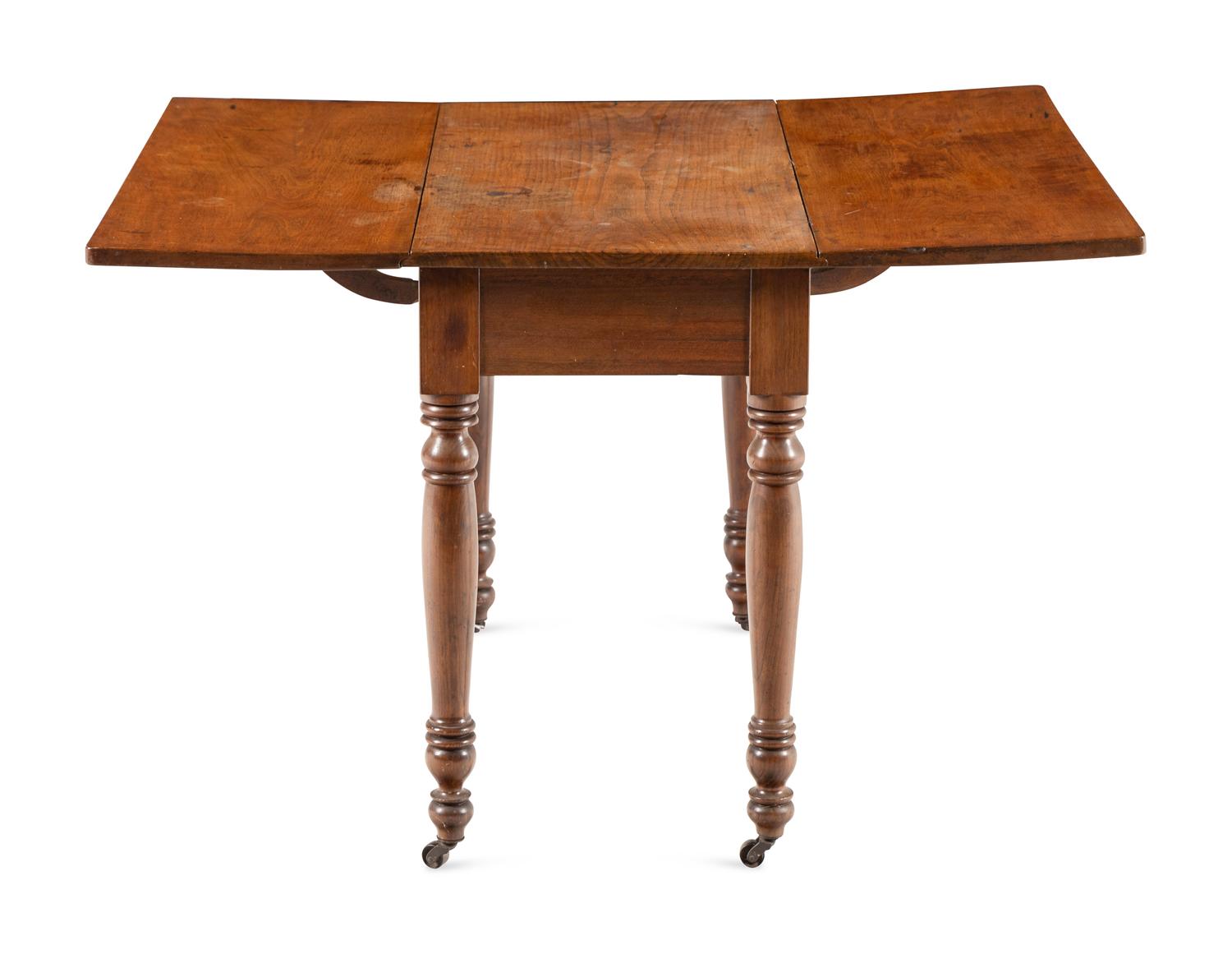 A Cherrywood Drop-Leaf Table
