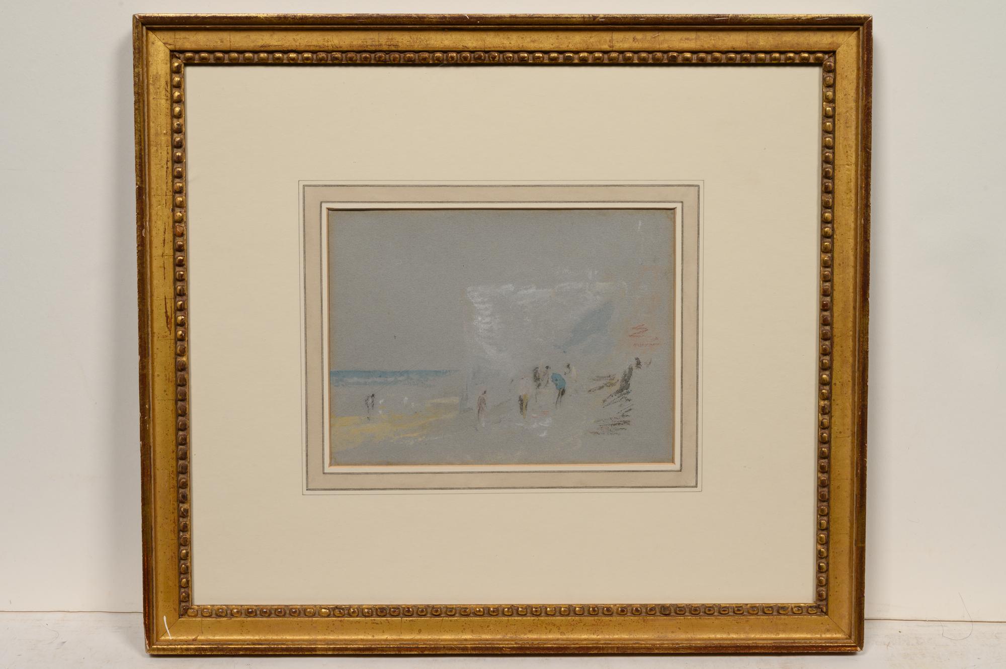 Figures on the Cliffs at Margate , c. 1840-45