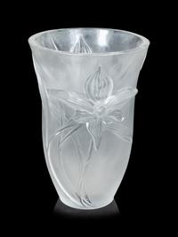 A Lalique Iris Vase