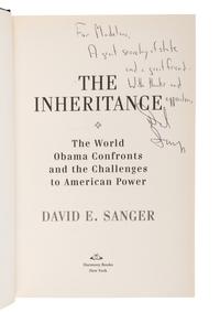AMERICAN FOREIGN POLICY A group of 9 works, most FIRST EDITIONS INSCRIBED TO SECRETARY ALBRIGHT: