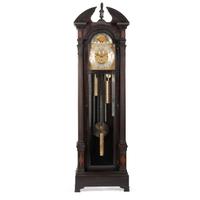 An American Mahogany Nine-Tube Tall Case Clock by Colonial Mfg. Co.