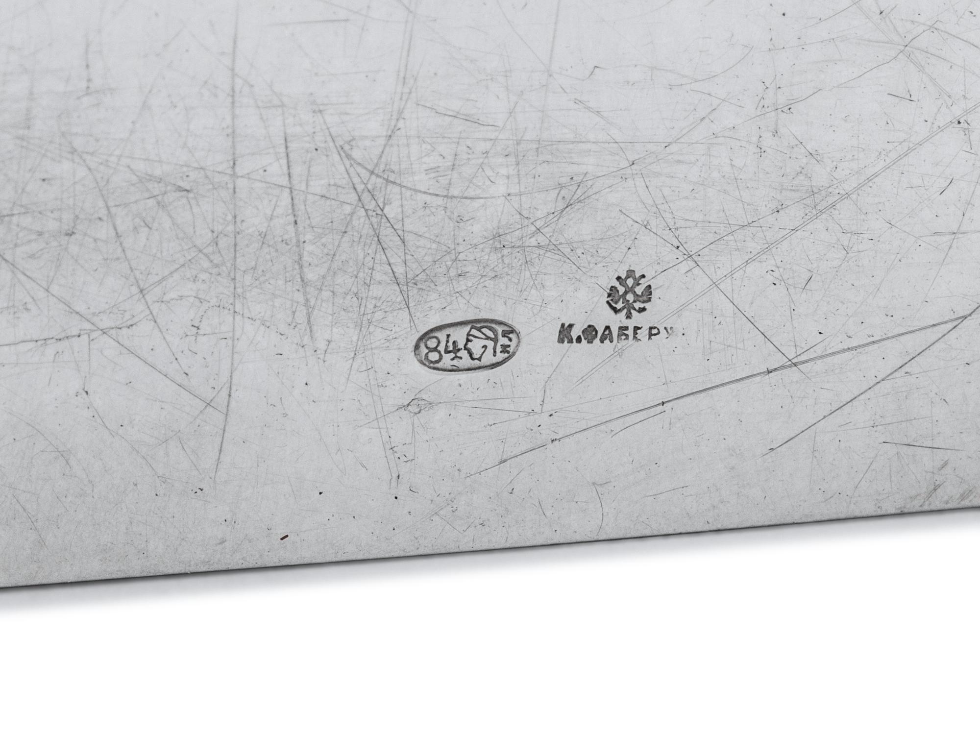 A Russian Silver Table-Top Cigar Box