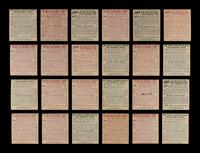 A Collection of 1950s Red Man Tobacco Baseball Cards Including Multiple Hall of Famers - All With Tabs (49)