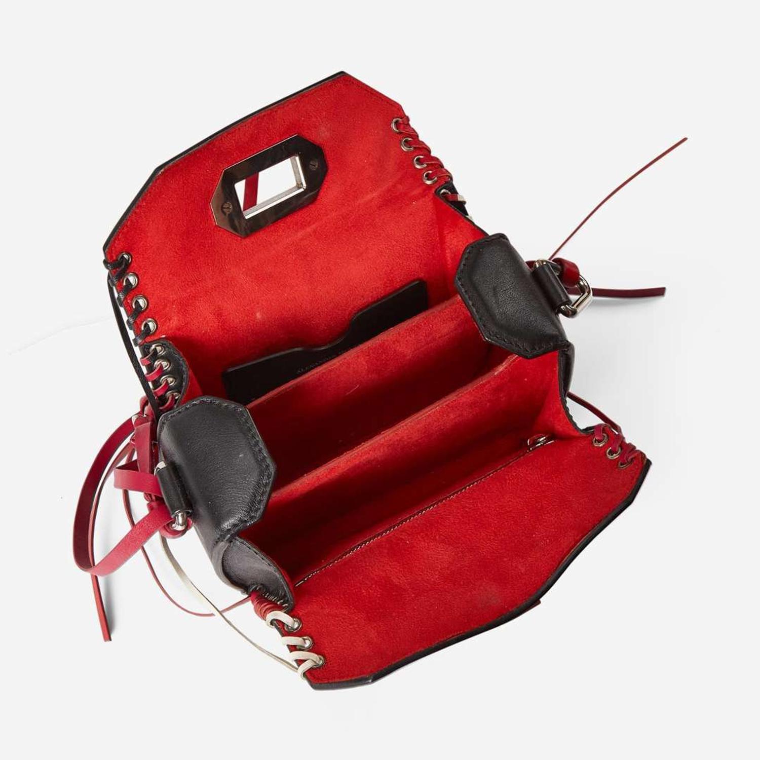 Alexander McQueen Calfskin Whipstitch Box Shoulder Bag Alexander McQueen
