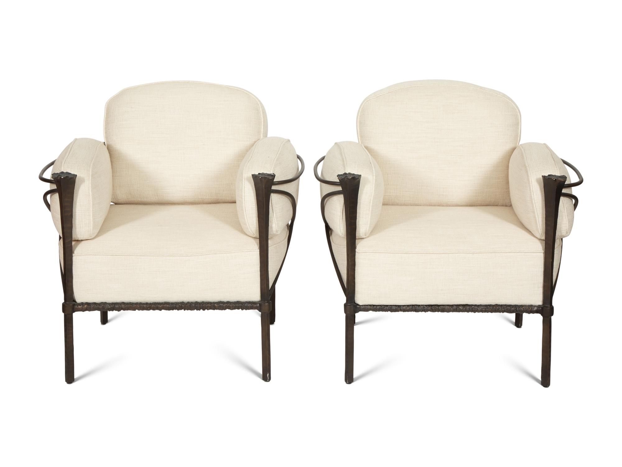A Suite of Michael Taylor Arcadia Patinated Aluminum Outdoor Furniture