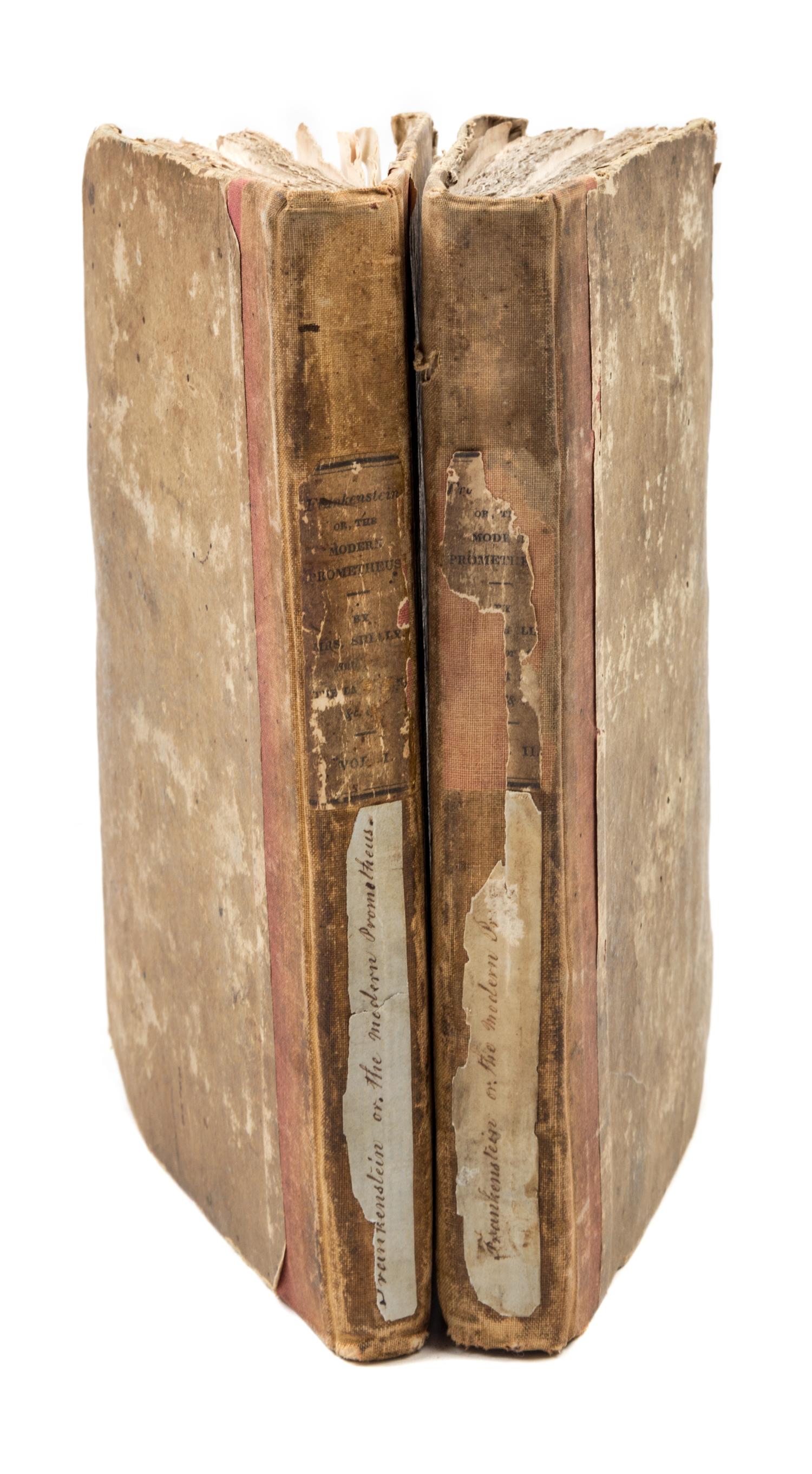 SHELLEY, MARY WOLLSTONECRAFT. Frankenstein, or, The Modern Prometheus. Philadelphia, 1833. 2 vols. First American edition.