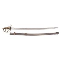 PDL British 1821 Pattern Sword Inscribed to Capt. Frank Chamberlain - 125th New York Volunteers - WIA at Gettysburg