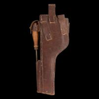 **Mauser C96 "Red 9" Broomhandle Pistol with Holster Stock and Leather Carrier Harness