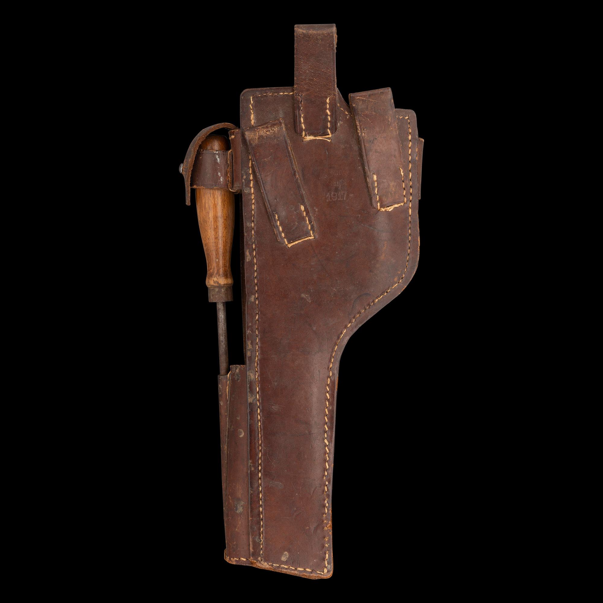 **Mauser C96 "Red 9" Broomhandle Pistol with Holster Stock and Leather Carrier Harness