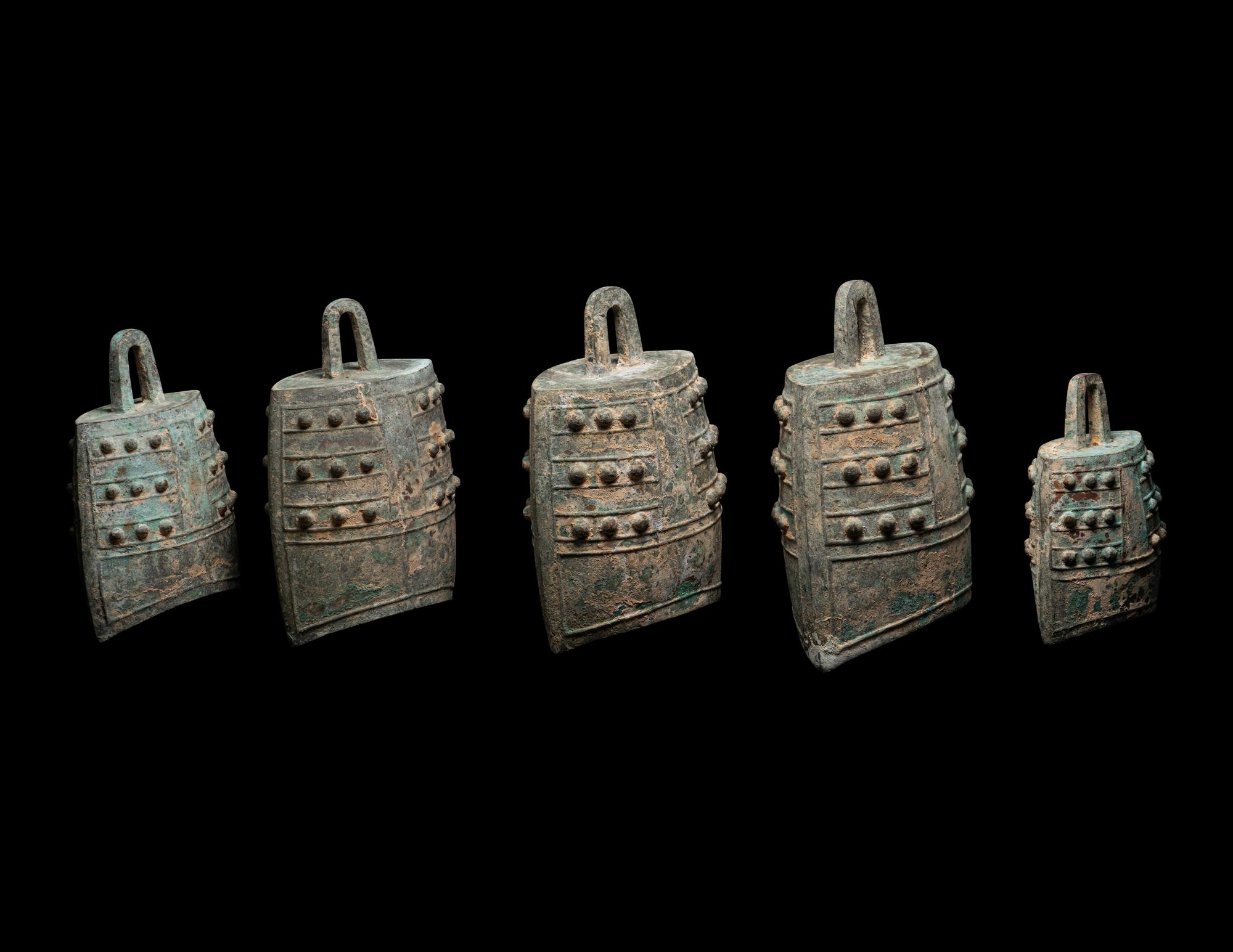 A Set of Five Bronze Bells, Zhong