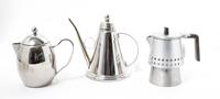 Three Tea and Coffee Articles Height of tallest 7 1/2 inches. — VARIOUS MAKERS