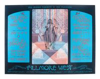 [MUSIC] -- [POSTERS]. SINGER, David, artist. Complete set of 66 SIGNED posters designed for the Fillmore West Ballroom, San Francisco, California. 1969-1971.