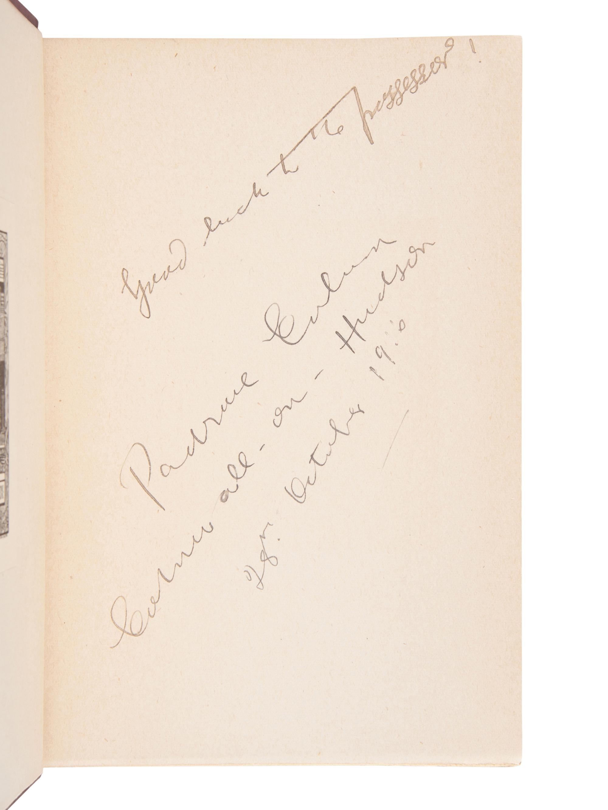 COLUM, Padraic (1881-1972). A group of 4 works and a small archive of correspondence, comprising: