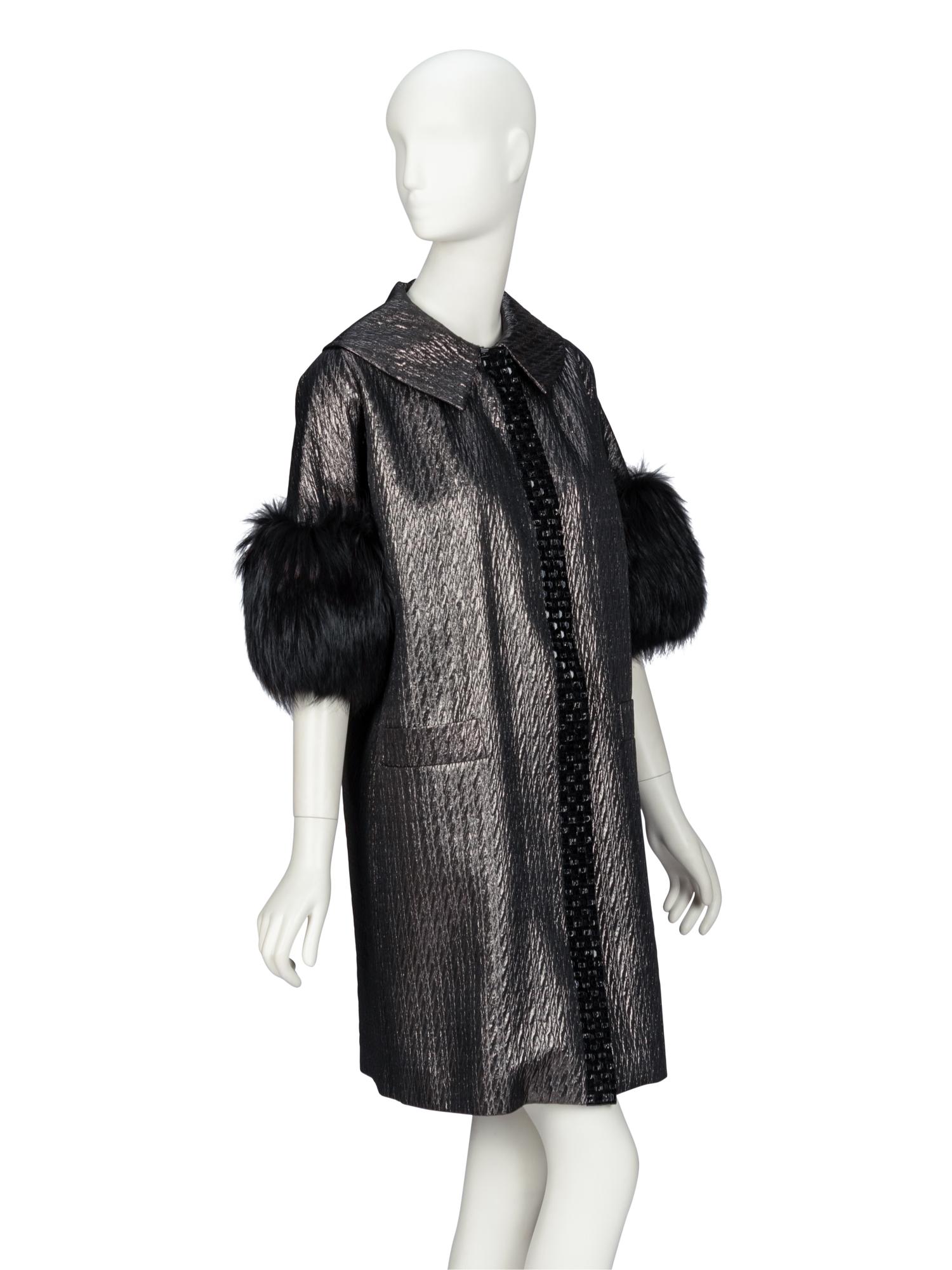 Etro, Fur-Trimmed Evening Coat