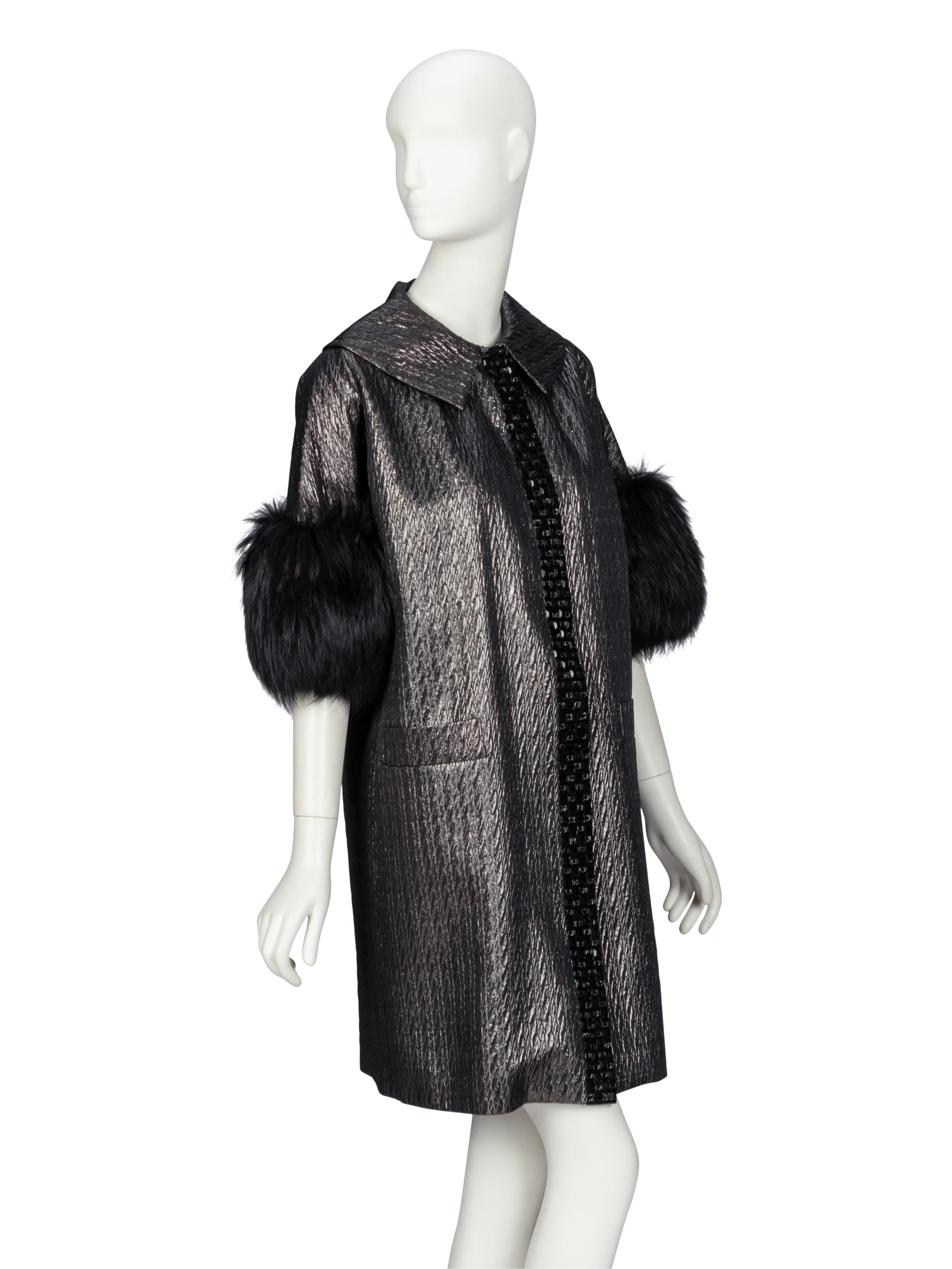 Etro, Fur-Trimmed Evening Coat