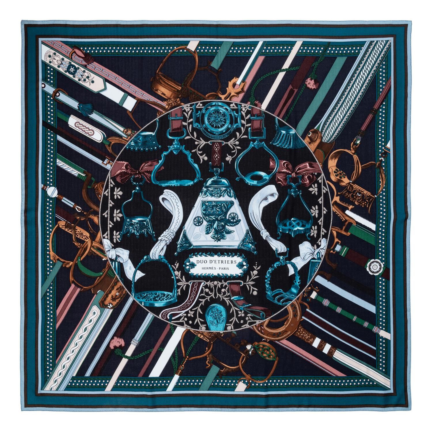 Hermès 140cm Cashmere/Silk Scarf