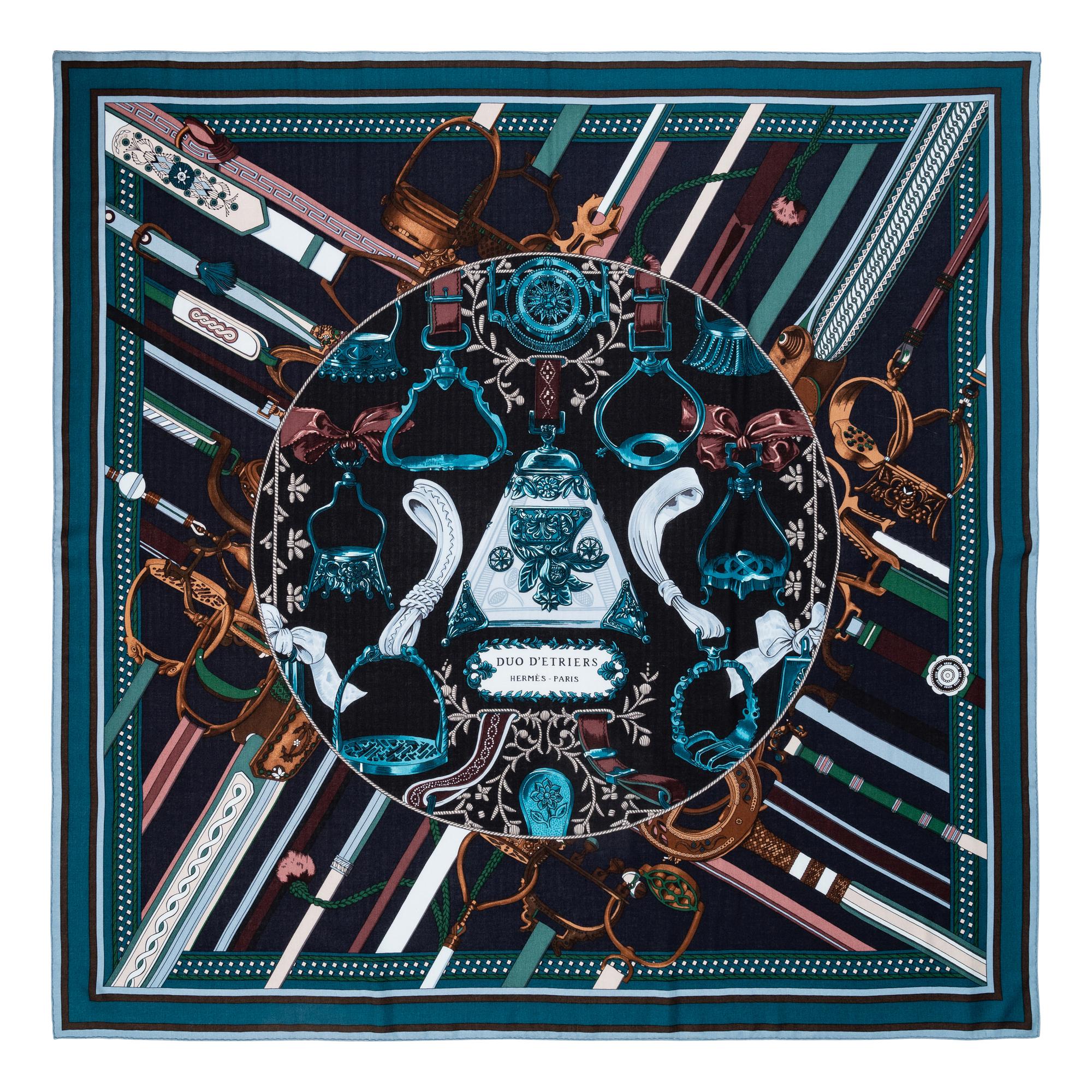 Hermès 140cm Cashmere/Silk Scarf