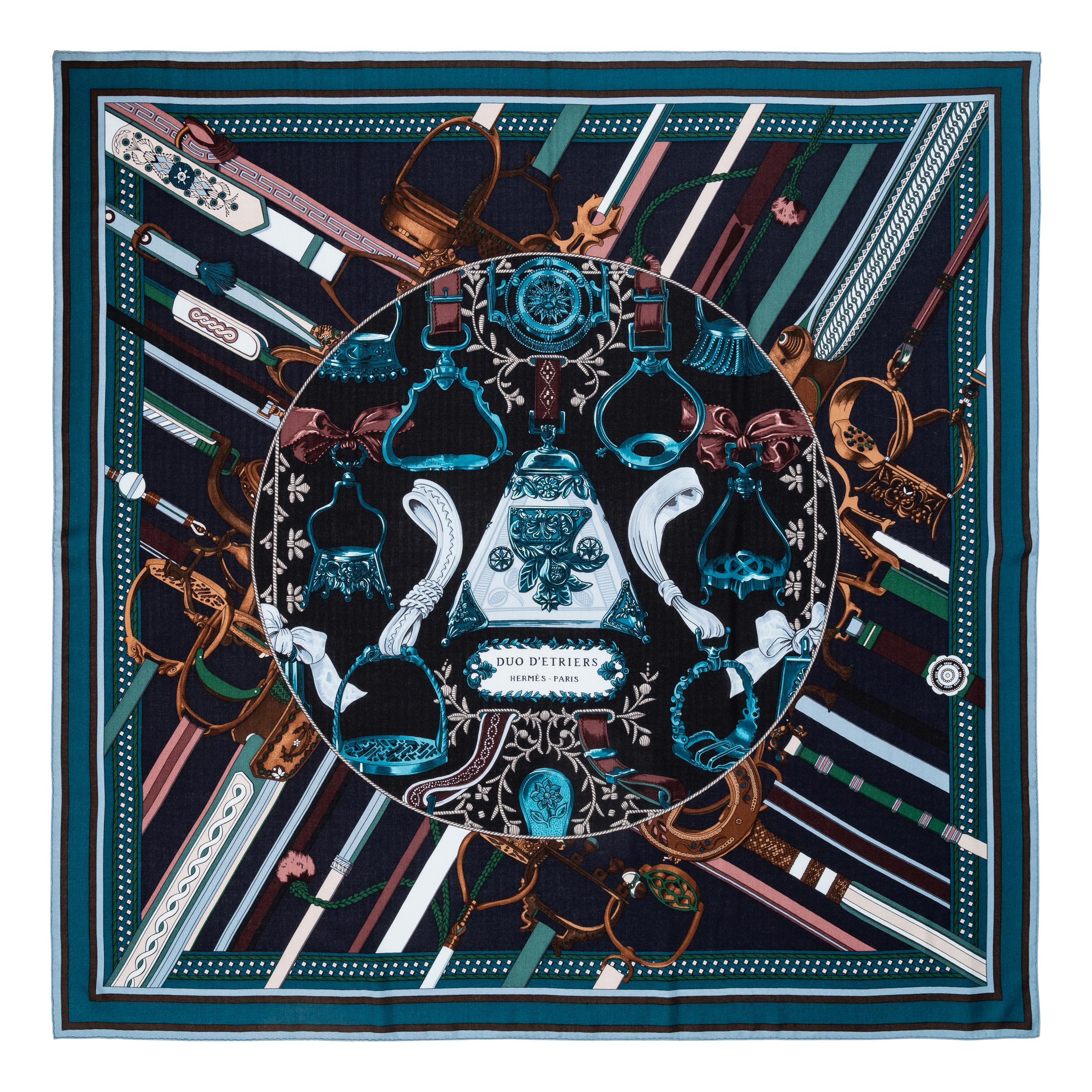 Hermès 140cm Cashmere/Silk Scarf