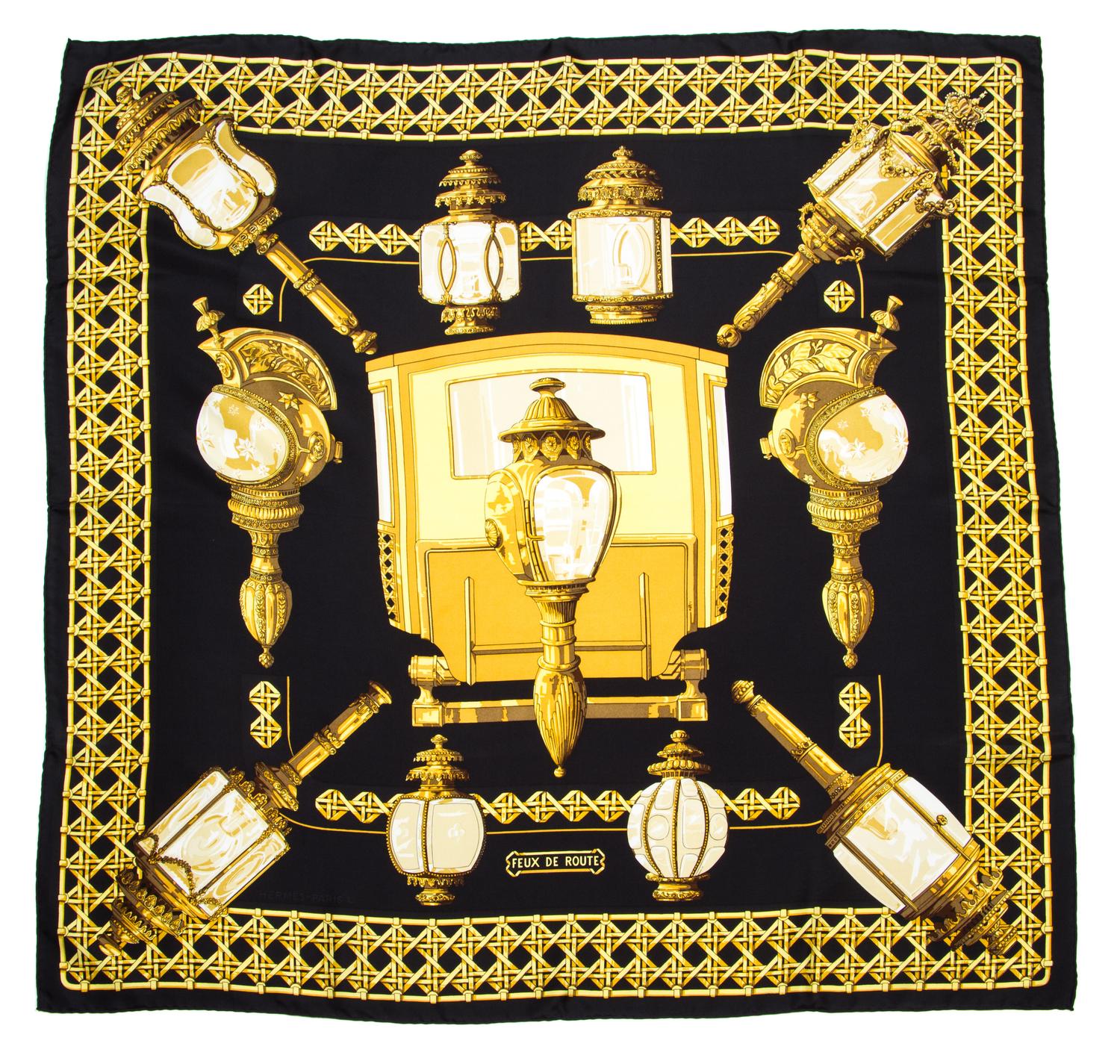 An Hermes 90cm Silk Scarf, 36" x 36".