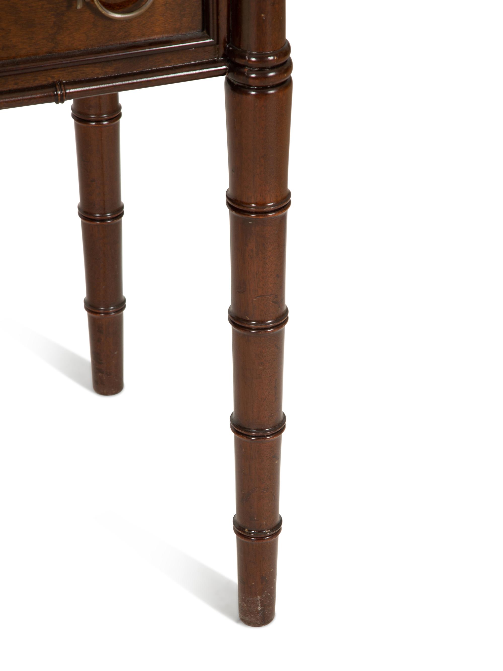 A Regency Style Mahogany Console Table