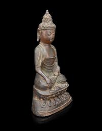 A Bronze Figure of Buddha