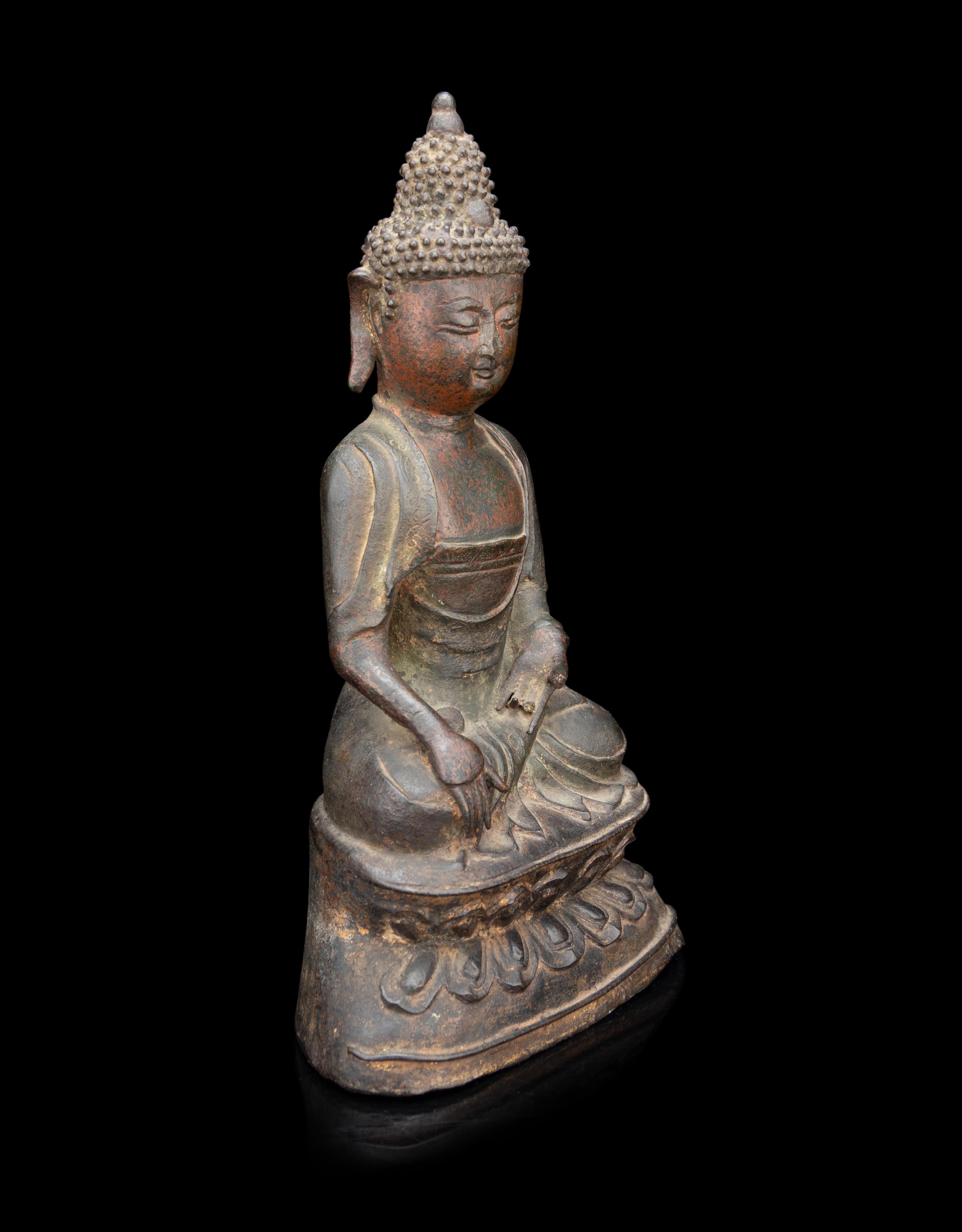 A Bronze Figure of Buddha
