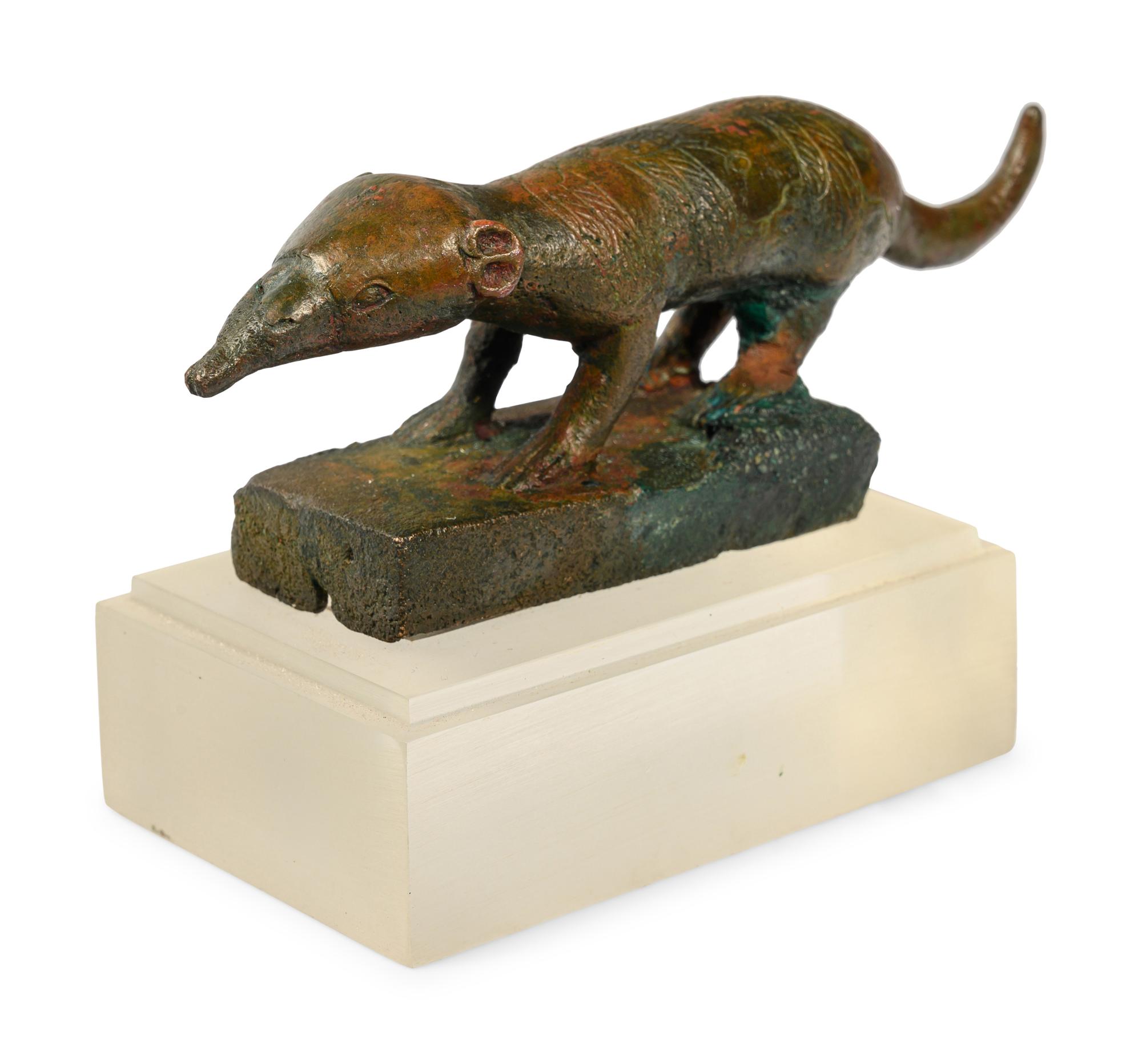 An Egyptian Bronze Ichneumon