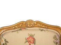 A Pair of Louis XV Style Gold Painted Fauteuils